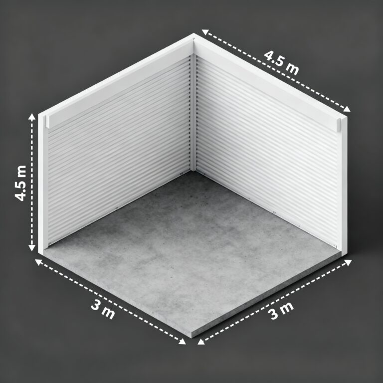 4.5 x 3 meters Storage Units